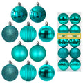 Rose Red 4.0" Large Christmas Balls - Christmas Tree Decoration Ornaments Shatterproof Hanging Balls for Birthday Halloween Holiday Wedding Decorations Set of 4pcs