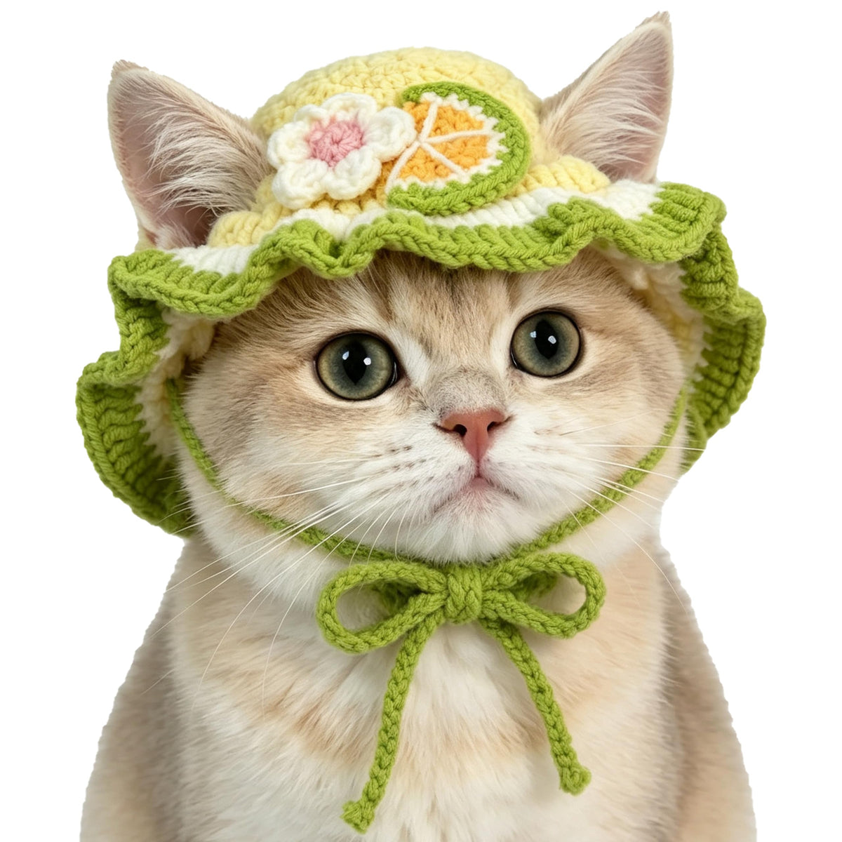 Cute Cat Hats Costume Suitable for 5 to16 lbs - Rabbit Kitten Hat Head Circumference 11" or Less Cat Hats for Cats only Pet Photography Outfits