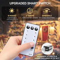 3D Snowman Gift box Outdoor Christmas Decorations with Timer&Remote Control
