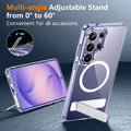 SPIDERCASE for Samsung Galaxy S26 Ultra Case,Built-in Stand,Clear