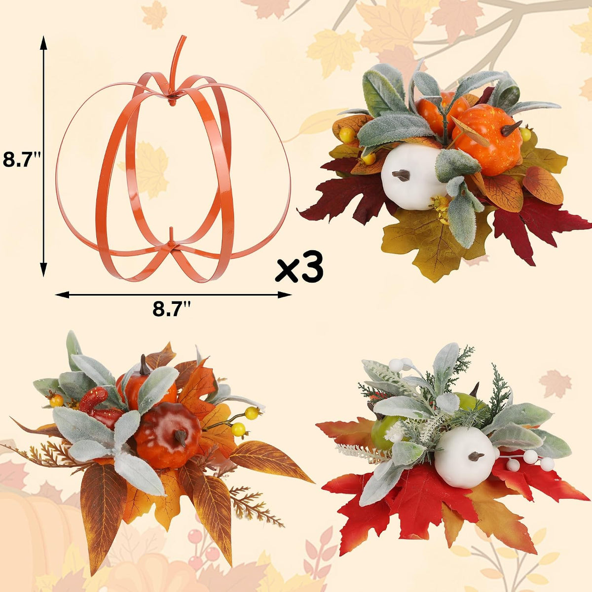 Fall Centerpieces for Tables Thanksgiving Tabletop Decorations