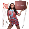 Colourpop Brow Boss Waterproof Eyebrow Pencil - Defining Brow Pencil with Precision Tip, Retractable Twist & Built-In Spoolie - 8-Hour Wear - Creates Natural Hair-Like Strokes - Dark Brown (0.003 oz)