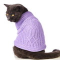 Cat Sweater Stretchy,19 Colors,6 Sizes,Snug Winter (Maple Leaf Red, Medium, Vest)