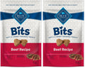 Blue Buffalo Bits Beef Soft & Chewy Dog Treats, Bite-Sized for Training, Made with Real Beef & Enhanced with DHA, Heart-Shaped Dog Treats, Made in the USA with Natural Ingredients, 19 oz.