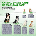 WanpeeGoo Washable Pee Pads for Dogs, Waterproof, 18 x 24 in, 4 Pack, Gray | Super Absorbent, Waterproof and Non-Slip; Washable, Reusable Dog Pads for Crates, Playpens, Floors, Furniture and Travel