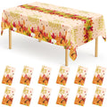 3 Pack Thanksgiving Tablecloths, 108" x 54" Disposable Turkey Table Cloth