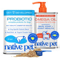 Native Pet Pumpkin for Dogs - Organic Dog Food Topper Powder - Promotes Firm Stools, Supports Digestive, Bowel Health & Nutrient Absorption - USDA Organic, Rich in Fiber with Real Pumpkin - 30 Scoops