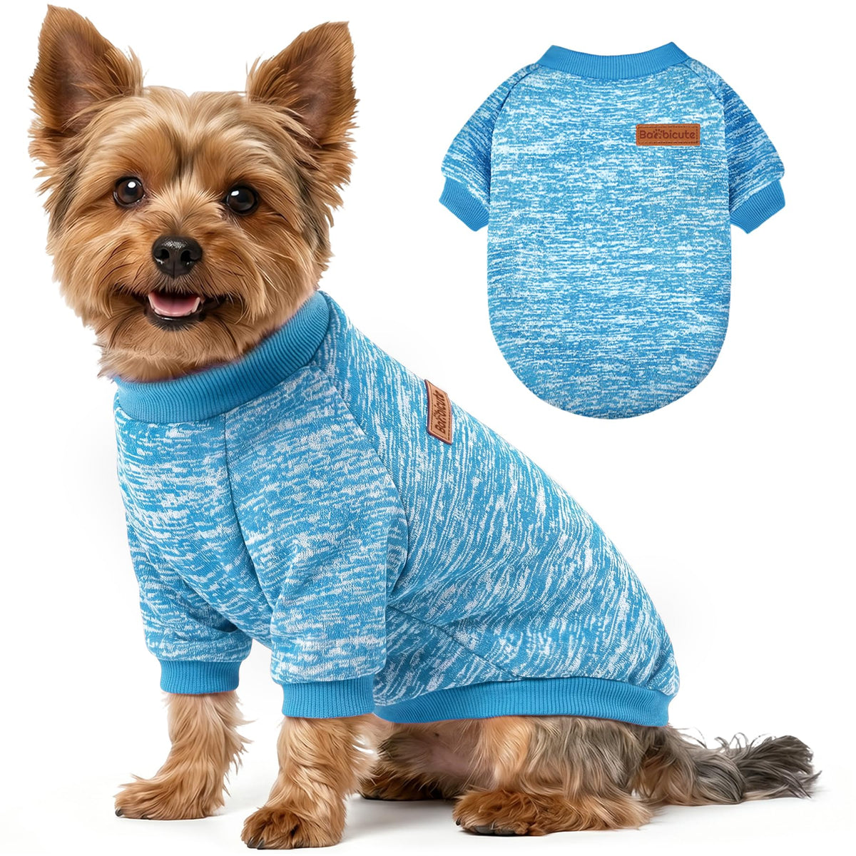 3 Pack Dog Sweaters for Small Dogs Girl Boy Winter Fleece Clothes Warm Soft Dog Sweatshirt Outfit for Dogs Cats Pet Apparel