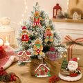 kockuu 16pcs Gingerbread Man Ornaments for Christmas Tree Decorations