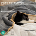 Bedsure Waterproof Dog Blankets for Small Dogs Soft Cat Blanket Warm,25X35