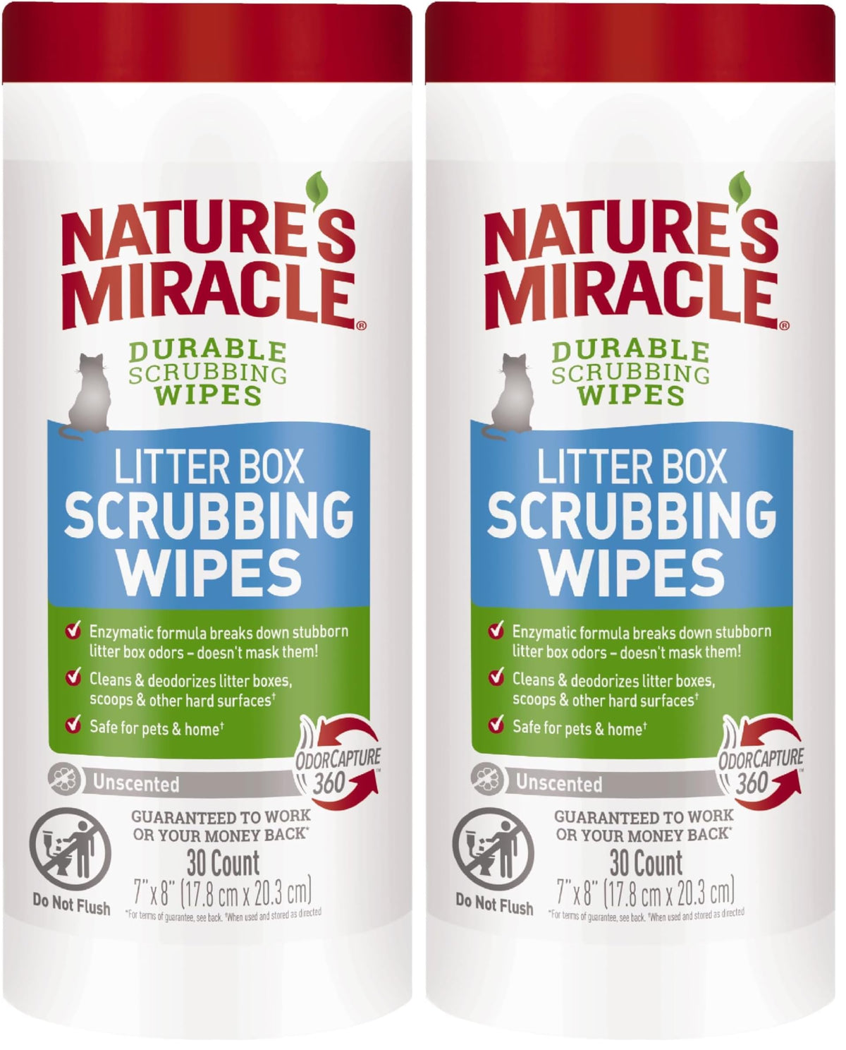 Nature’s Miracle Litter Box Scrubbing Wipes 30Ct