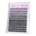 VEYESBEAUTY Lash Clusters Individual Eyelash Extensions Thin & Invisible Band DIY False Eyelashes for Self-application Newbie's Five-Second Series Wispy Lash Tray, Dreamy 8-16mm Mixed Length