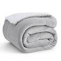 Bedsure GentleSoft Sherpa Fleece Blanket Queen Size for Bed, Non-Heated, Thick and Warm Throw for Women and Men, Soft Fuzzy Plush Queen Blanket for Winter, Brown, 90x90 Inches