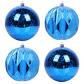 Extra Mercury Hanging Shatterproof Tree Ball Christmas Ornaments(Gold, 4 inch/4 Pcs)