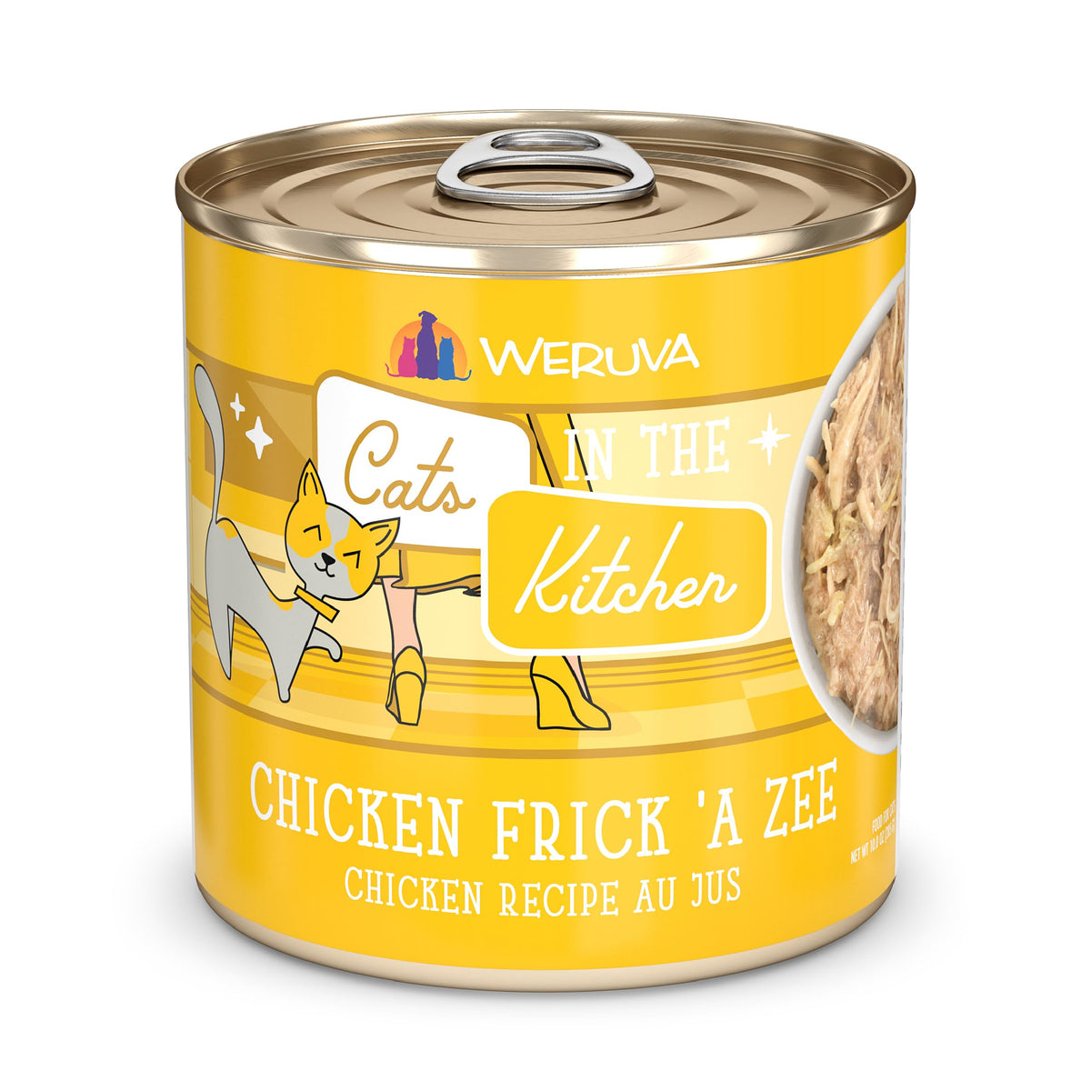 Weruva Cats in The Kitchen, Kitchen Cuties Variety Pack, Wet Cat Food, 3.2oz Can (Pack of 12)