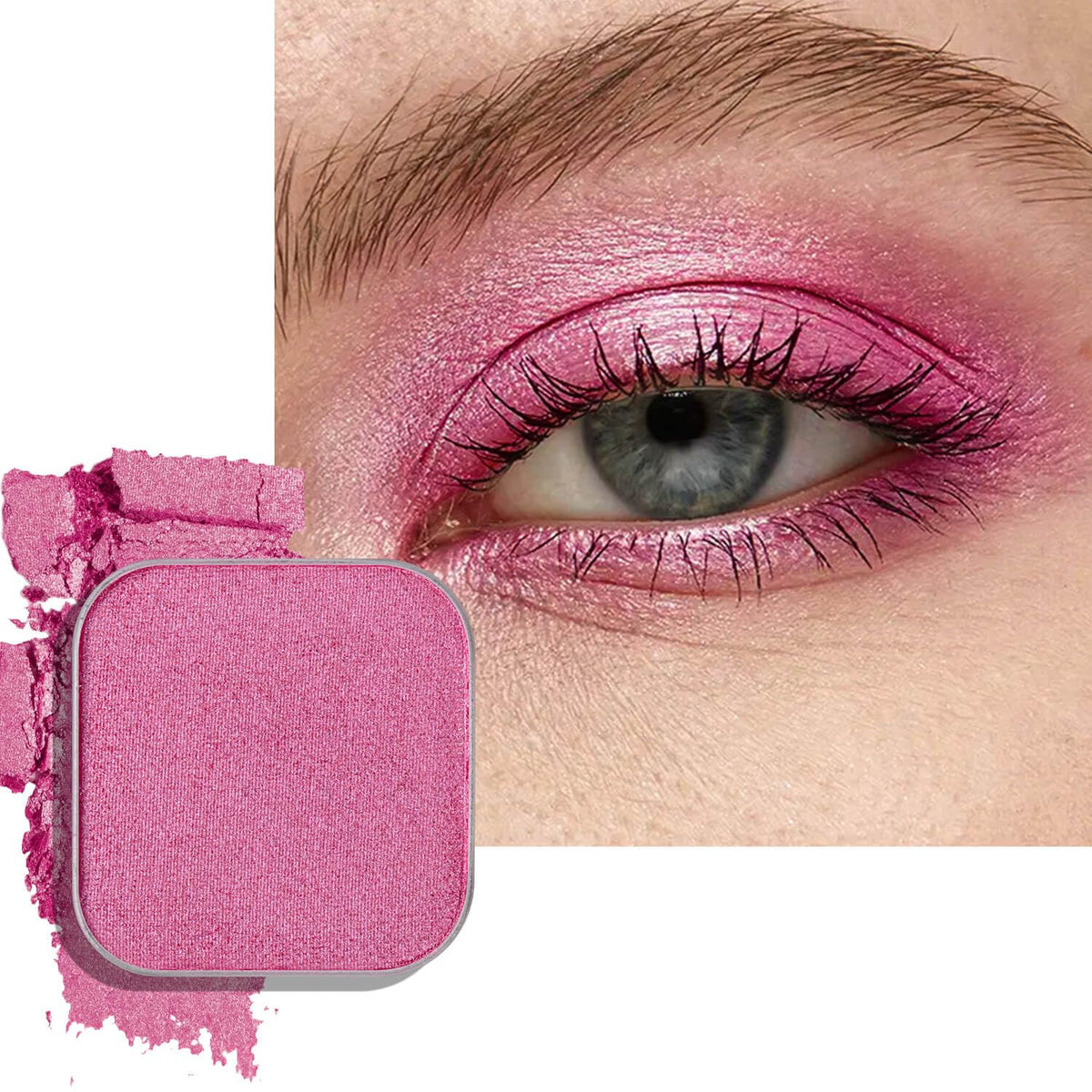 Chameleon Duochrome Eyeshadow, Mauve Taupe with Blue-Green Shift