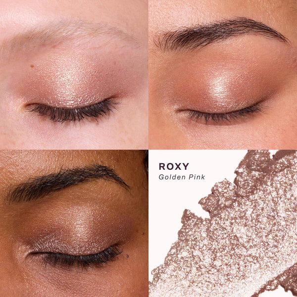 Tower 28 GoGo Cooling Shimmer Eyeshadow Stick - 8-Hour Wear Cream Eyeshadow + Precise Highlighter Stick - Water-Based Eye Makeup for Sensitive Eyes - Microplastic-Free Eye Shadow - Roxy (.09 oz)