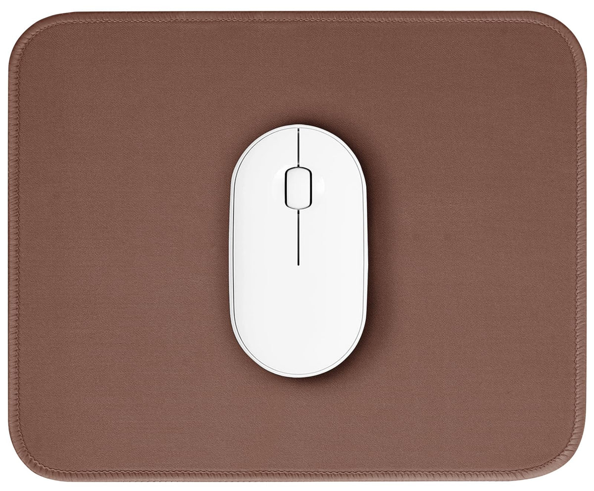 Pink Mouse Pad, Nice and Cute Mouse Pad, Splash-Proof Textured 10.2 x 8.2Inch, Stitched Edge Non-Slip Waterproof Rubber