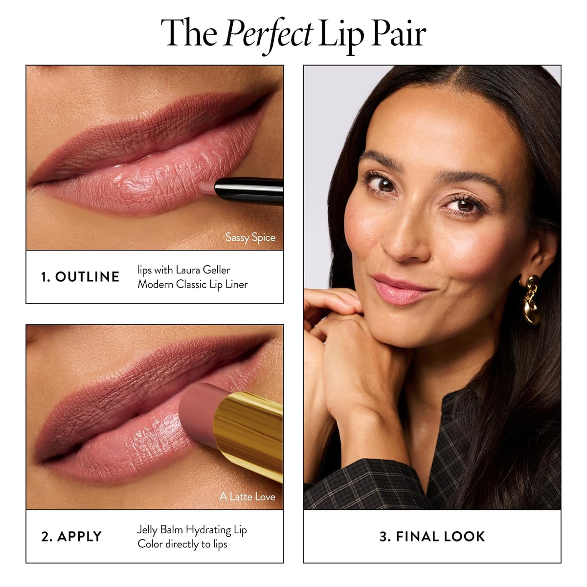 LAURA GELLER NEW YORK Jelly Balm Tinted Lip Balm – Just Peachy – Hydrating Lip Color with Shine Finish – Squalane & Vitamin E – Buildable Sheer to Medium Coverage – Vegan & Cruelty-Free