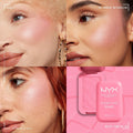 NYX PROFESSIONAL MAKEUP Buttermelt Powder Blush, Fade and Transfer-Resistant Blush, Up to 12HR Make Up Wear, Vegan Formula - Butta Together
