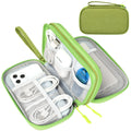 FYY Electronic Organizer, Travel Tech Pouch Bag, Cable Organizer Black