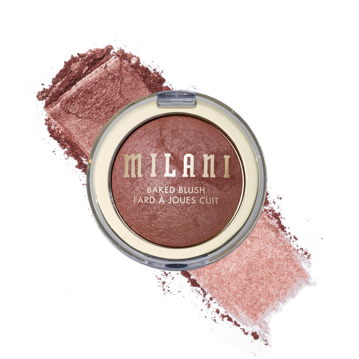 Milani Baked Blush, Updated Powder Blush for Cheeks, Cruelty Free Makeup - Shape, Contour & Highlight Face for a Shimmery or Matte Finish - Luminoso