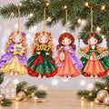 18Pcs Colorful Angel Christmas Ornaments