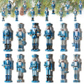 Yookeer 24 Pcs Angel Ornaments for Christmas Tree Wood Hanging Decorations