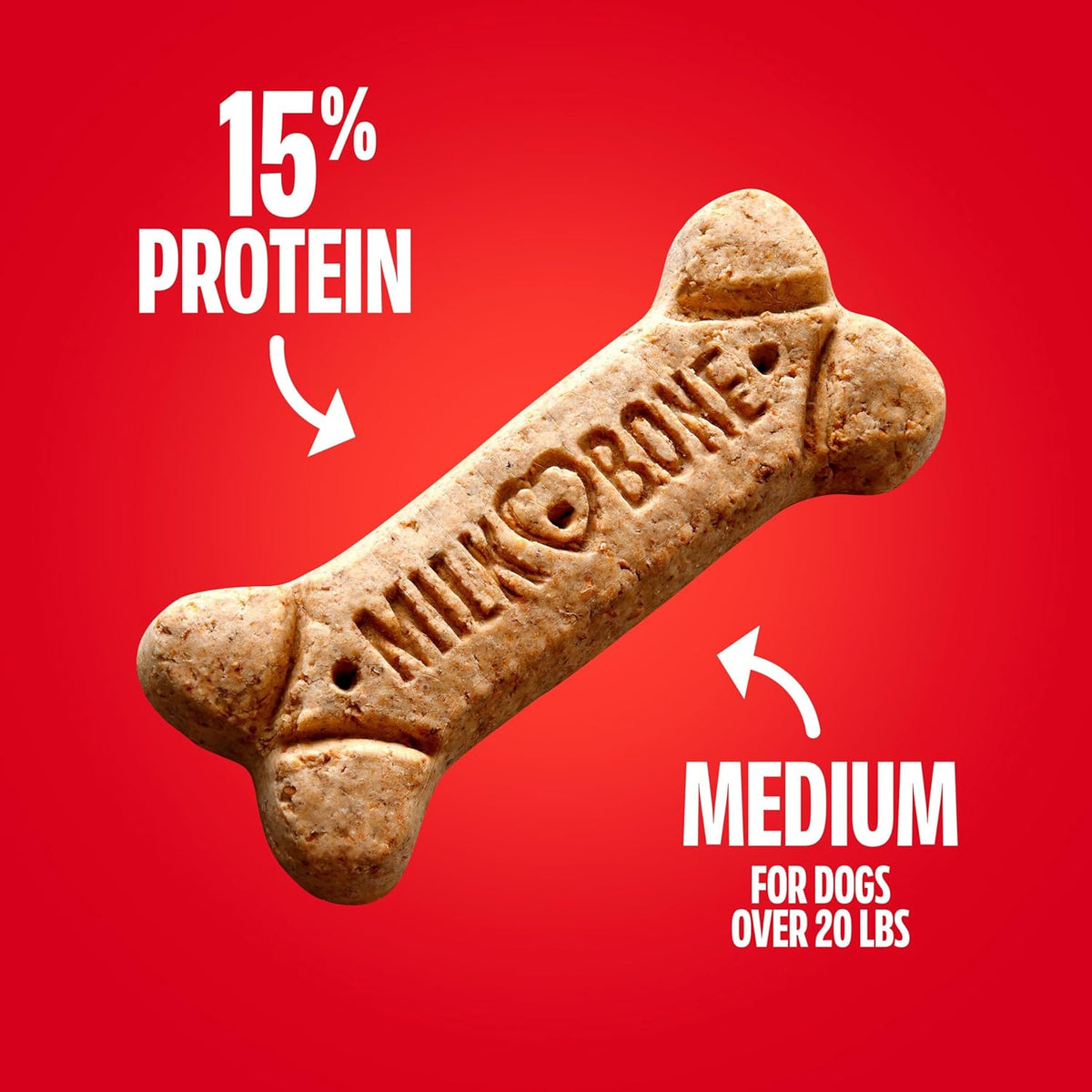 Milk-Bone Crunchy Medium Dog Treats, 10 Lb. Box, Original Beef Flavor