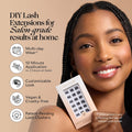 Velour-Xtensions™ Lash Clusters, 18 Individual Cluster Eyelash Extensions, Lightweight & Fluffy Lash Extensions, Soft & Comfortable Eyelash Clusters, Natural Lashes All Eye Shapes (Volume)
