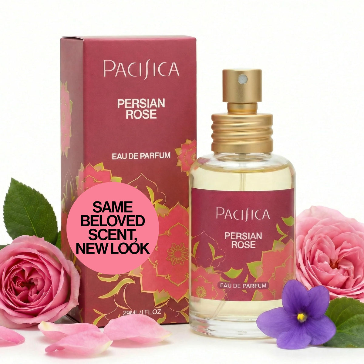 Pacifica Tuscan Blood Orange Perfume Spray for Women - Vegan, Cruelty-Free, Made in USA