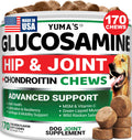 Hemp Calming Chews for Dogs - 240 Treats - Advanced Dog Calming Chews - Anxiety Relief Supplement Treats with Melatonin - Sleep Aid for Separation, Barking, Stress, Hip and Joint Support Made in USA
