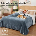 Sunheir Waterproof Dog Blankets for Small Dogs, Pet Blanket for Bed, Couch