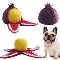 Nocciola Halloween Pumpkin Dog Toys, Hide and Seek Snuffle Plush Dog Toy for Small Dogs, Puppy Squeaky Toy with Crinkle Papers for Boredom