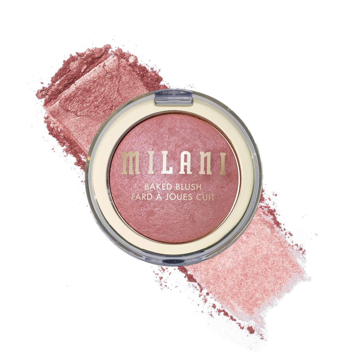 Milani Baked Blush, Updated Powder Blush for Cheeks, Cruelty Free Makeup - Shape, Contour & Highlight Face for a Shimmery or Matte Finish - Luminoso
