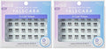 KISS Falscara DIY Eyelash Extension Lengthening Wisps - Featherlight Synthetic Reusable Artificial Eyelashes Multipack of 24 Mini Lash Clusters for that Authentic Eyelash Extension Look