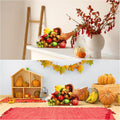 Amyhill Thanksgiving Cornucopia Centerpiece Fall Table Decor with Fruits