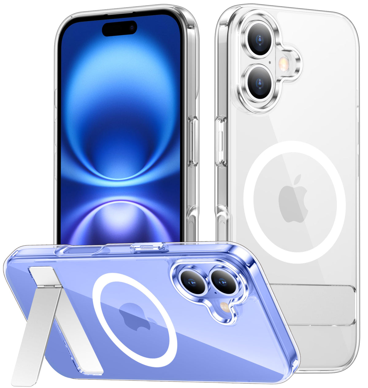 SPIDERCASE for Samsung Galaxy S26 Ultra Case,Built-in Stand,Clear