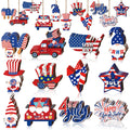 36 Pcs Christmas Gingerbread House Ornaments, Wood Xmas Tree Decor