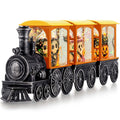 Train Snow Globe Christmas Snow Globe Lantern with Auto 6H Timer and Manual Glitter, Lighted Christmas Decorations Indoor with Santa Claus Reindeer Tree for Home Tabletop, Battery Operated