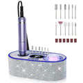 JOSGLOI 40000RPM Electric Nail File Drill Professional Kit, Drill Machine with LCD Display, Manicure Pedicure Polishing Acrylic Gel Nail Grinder for Salon, Home Use