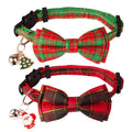 ADOGGYGO Halloween Cat Collar with Bow Bell, Skull Cat Bow Tie Collar