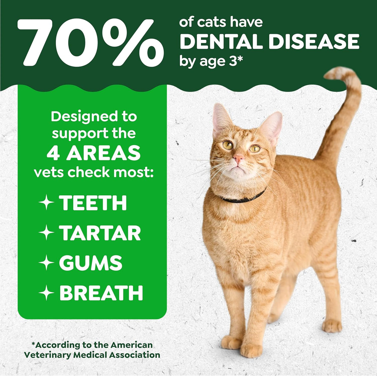 Greenies Cat Treats, Feline Veterinarian-Recommended Adult Natural Dental Cat Treats, Savory Salmon Flavor, 4.6 oz. Pouch