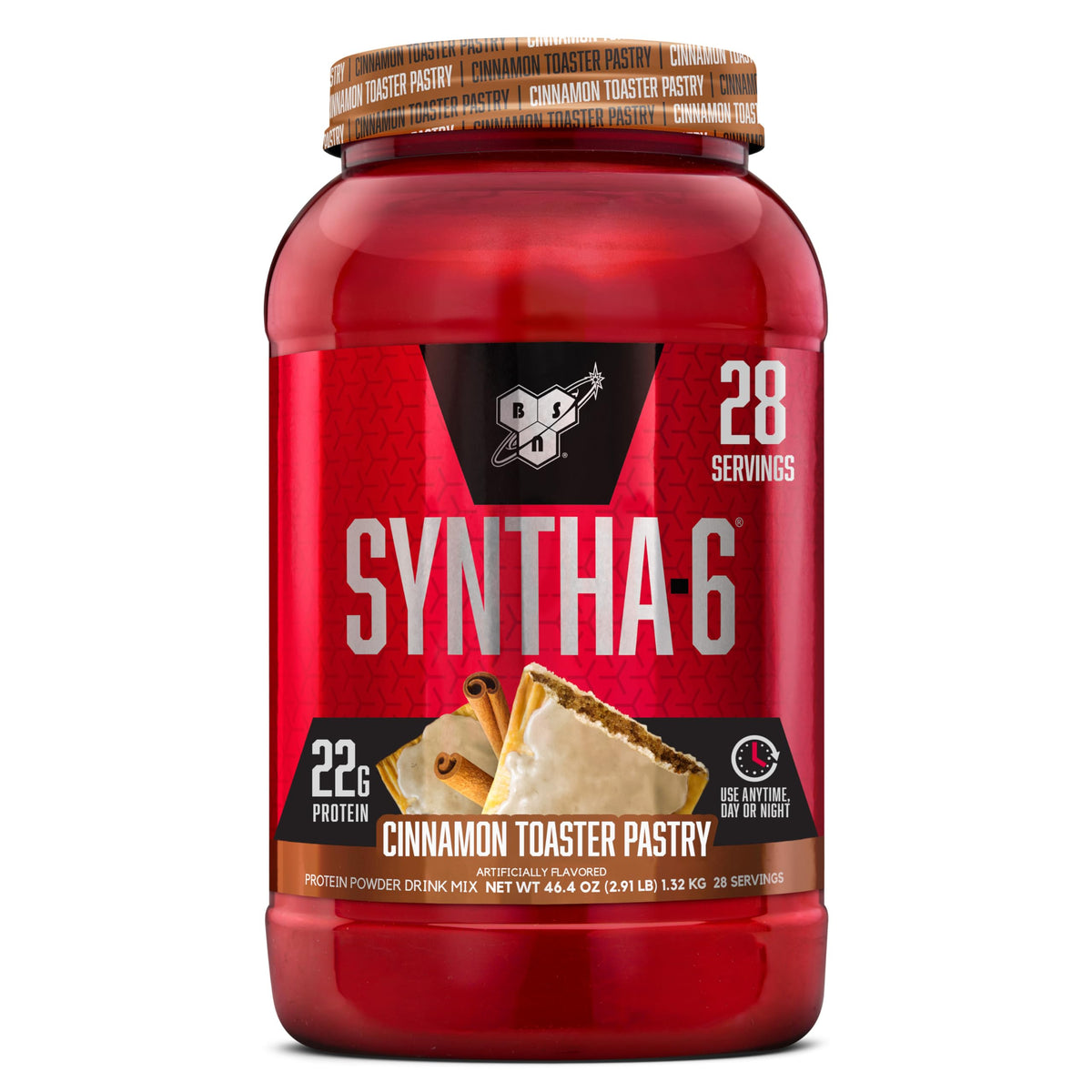 BSN SYNTHA-6 Whey Protein Powder, Micellar Casein, Milk Protein Isolate Powder, Vanilla Ice Cream, 5 Pounds, 48 Servings (Pack of 1) - Package May Vary
