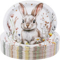 50Pack Thanksgiving Paper Plates - 10" x 12" Oval Paper Plates Dinner Size Large Disposable Platter Heavy Duty For Happy Thanksgiving Serving Tray Autumn Fall Harvest Party Supply