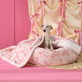 LE SURE Waterproof Dog Blankets for Small Dogs Cute Cozy 3D Jacquard,25x35