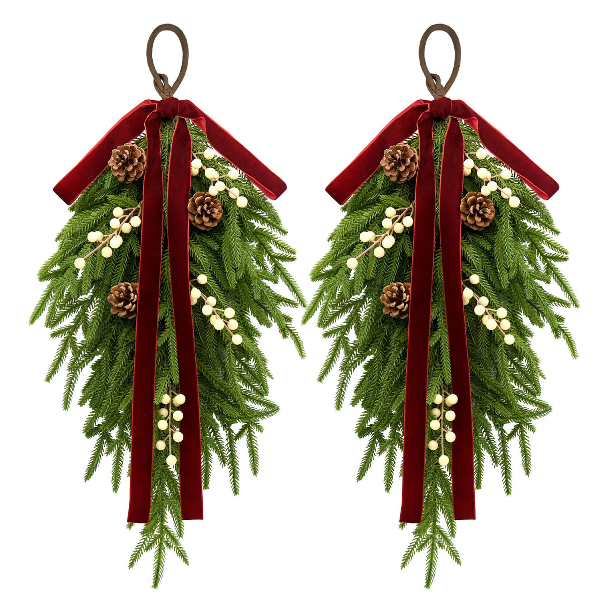 Fall Swag Wreaths for Front Door Decor, Fall Porch Decorations for Home