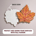 Folkulture Fall Coasters Set of 4, Boho Fall Table Decor