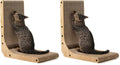 FUKUMARU Cat Scratcher, 26.8 Inch L Shape Cat Scratch Pad Wall Mounted, Cat Scratching Cardboard with Ball Toy for Indoor Cats, Large Size