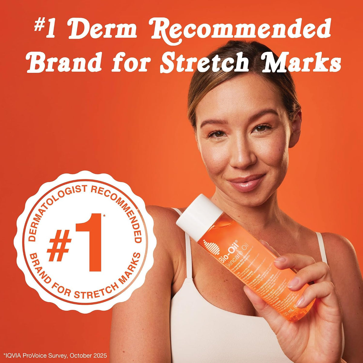 Bio-Oil Skincare Body Oil Serum, Scars & Stretch Marks, 4.2 fl oz | Dermatologist Recommended, Vitamin E & A, Dry & Sensitive Skin, Non-Comedogenic, Face and Body, Scar Treatment